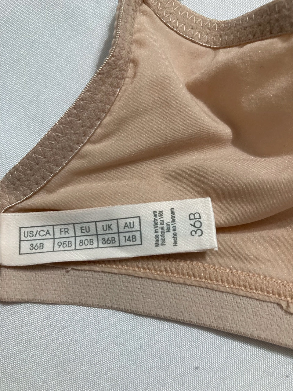 NWD ONGOSSAMER Next to Nothing Micro Wirefree Bra CHAMPAGNE 36B