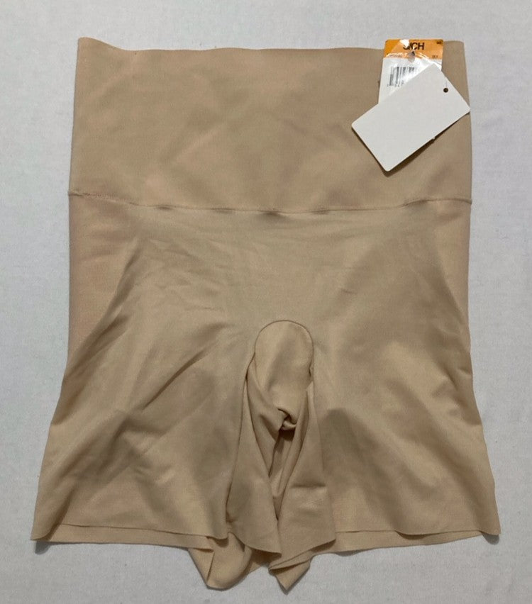 NWD MAIDENFORM Tame Your Tummy Booty Lift Shorty BEIGE S