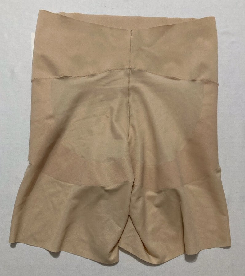NWD MAIDENFORM Tame Your Tummy Booty Lift Shorty BEIGE S