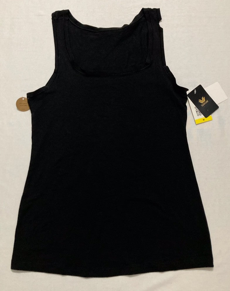 NWD WACOAL Understated Cotton Tank Top BLACK M