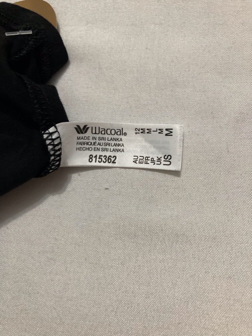 NWD WACOAL Understated Cotton Tank Top BLACK M