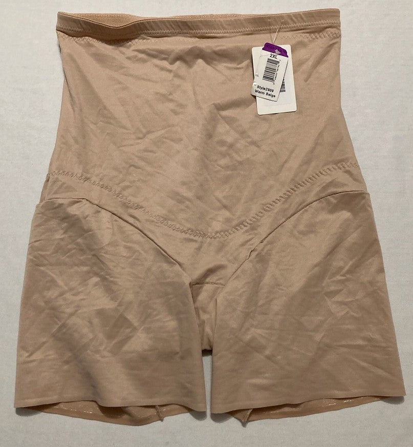 NWD MIRACLESUIT Flexible Fit Firm Control High-Waist Thigh Slimmer BEIGE 2XL