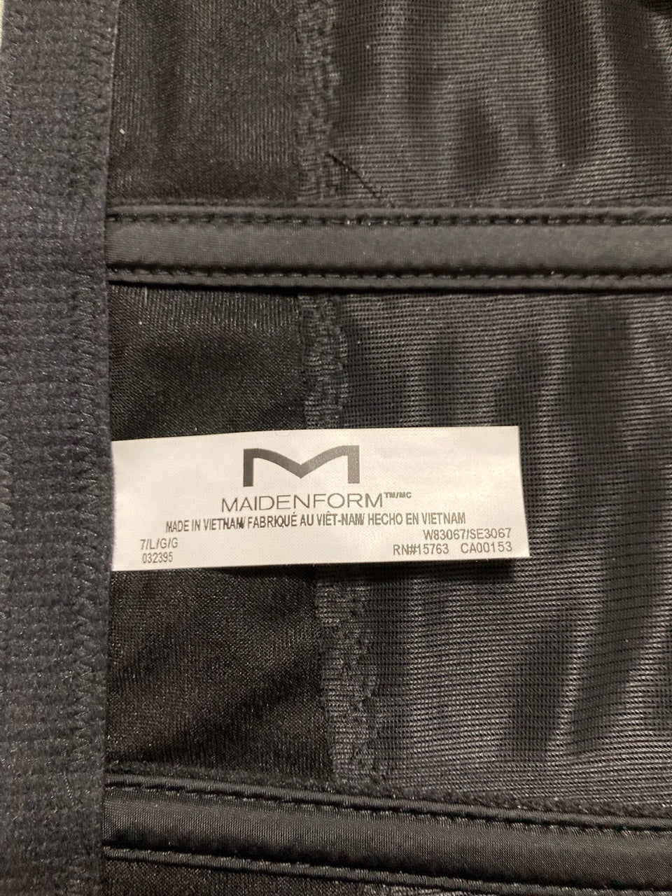 NWD MAIDENFORM Shapewear Waist Nipper Ultra Firm Control Trainer  BLACK L