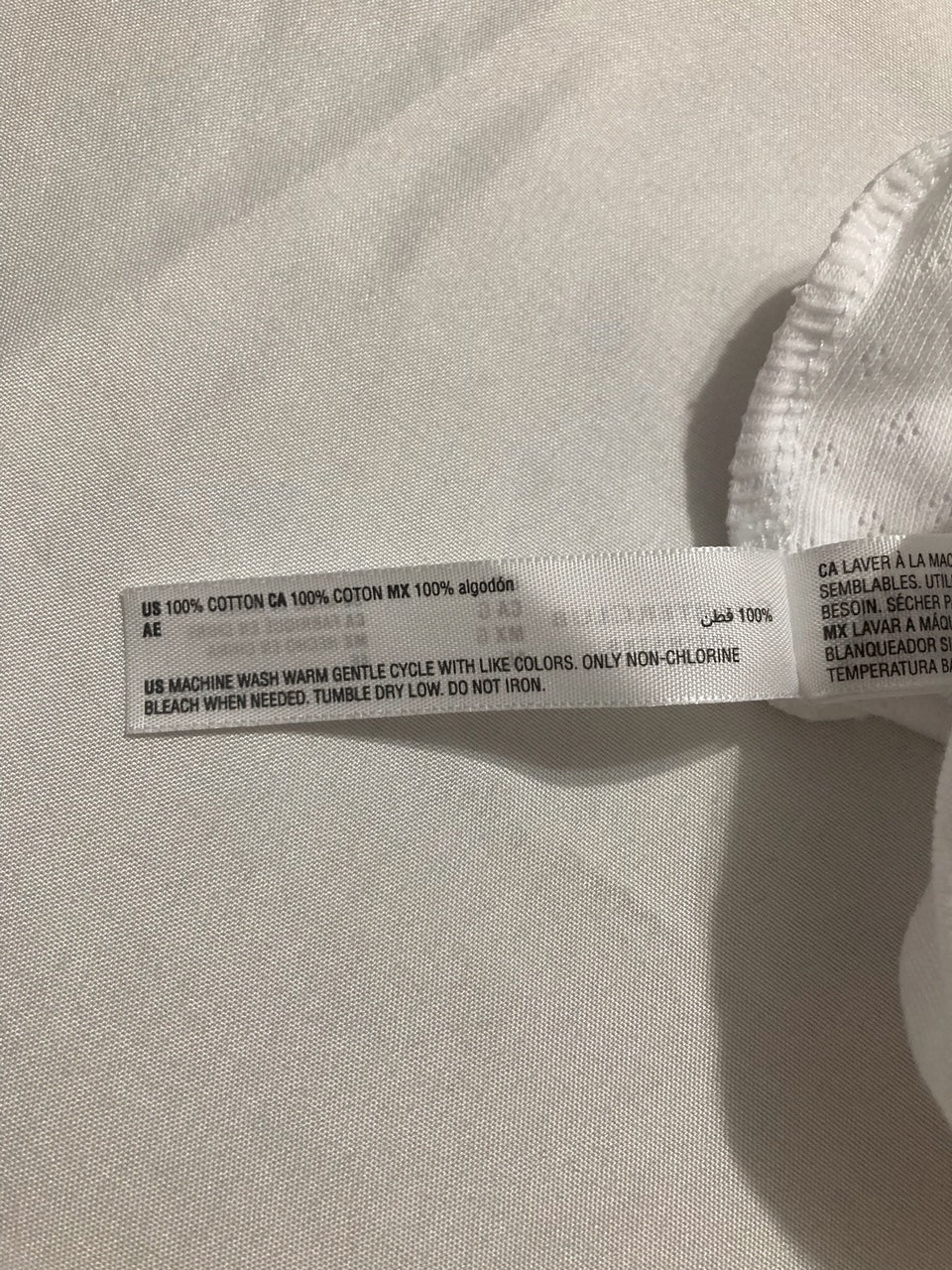 NWD CHARTER CLUB Cotton Pointelle Tank Top WHITE L