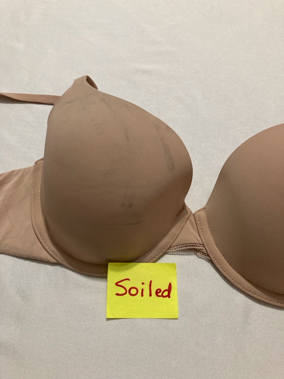 NWD ONGOSSAMER Sleek Micro Convertible T-Shirt Bra NUDE 36B