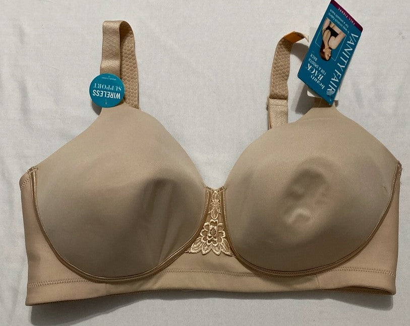 NWD VANITY FAIR Full Figure Beauty Back Smoothing Bra BEIGE 38DD