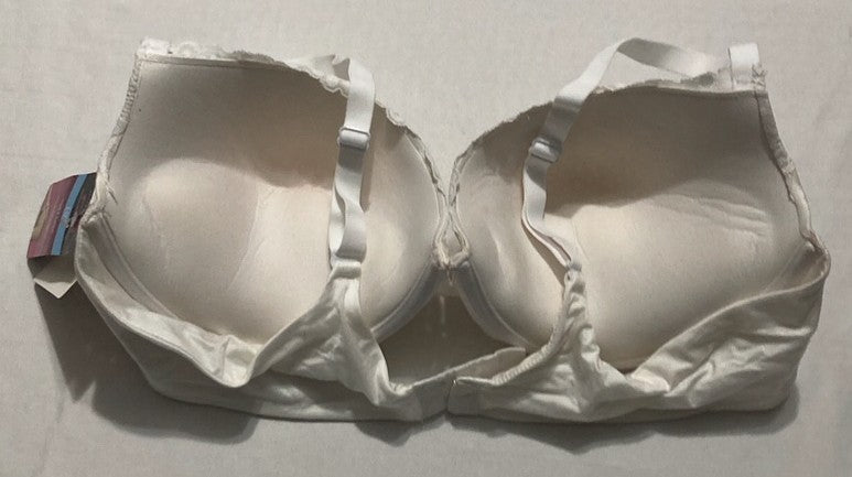 NWD MAIDENFORM Comfort Devotion Your Lift Underwire Bra WHITE 40C