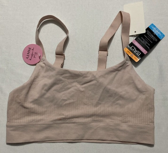 NWD BALI Modern Seamless Bralette, Pullover Wireless Bralette SANDSHELL S