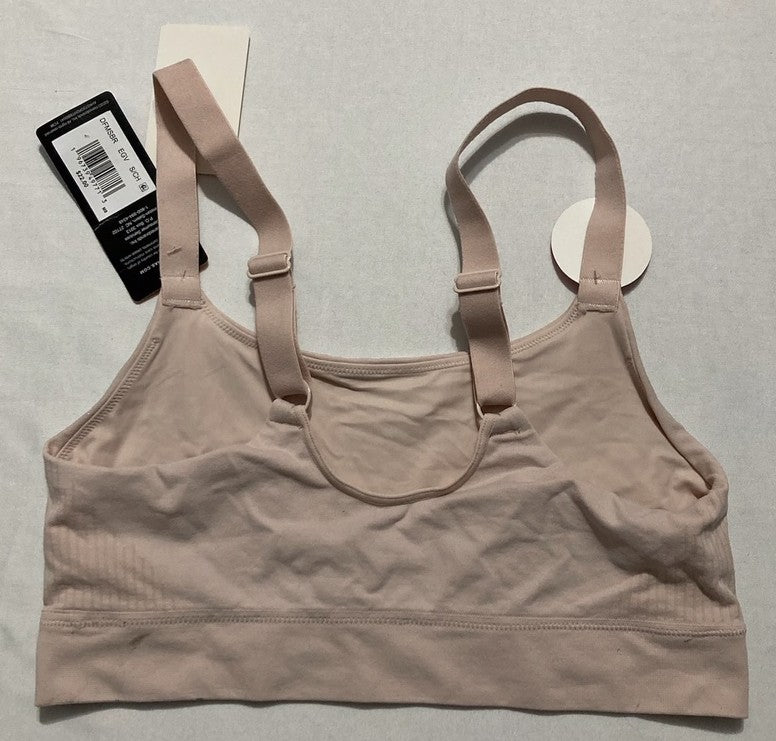 NWD BALI Modern Seamless Bralette, Pullover Wireless Bralette SANDSHELL S