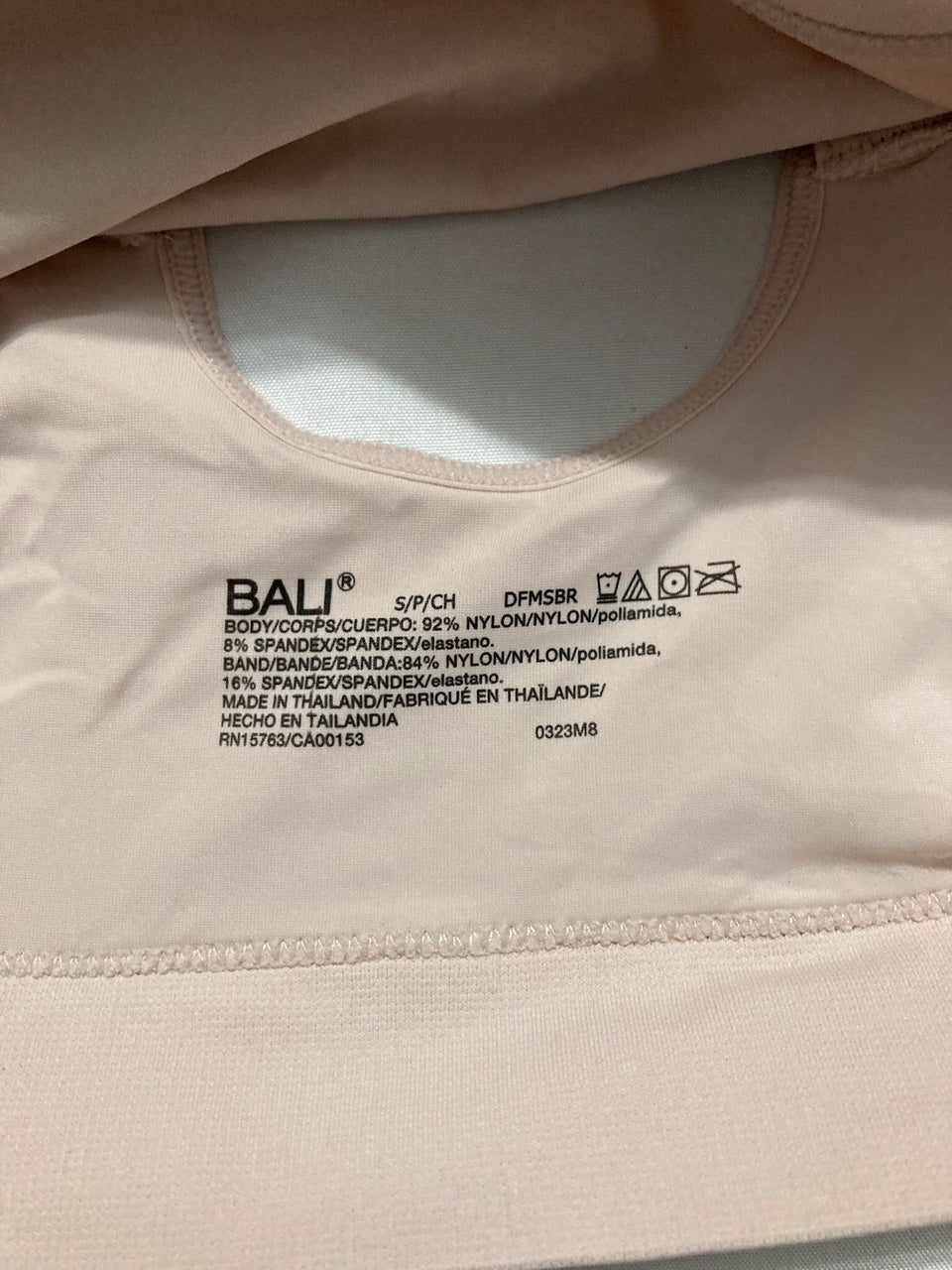 NWD BALI Modern Seamless Bralette, Pullover Wireless Bralette SANDSHELL S