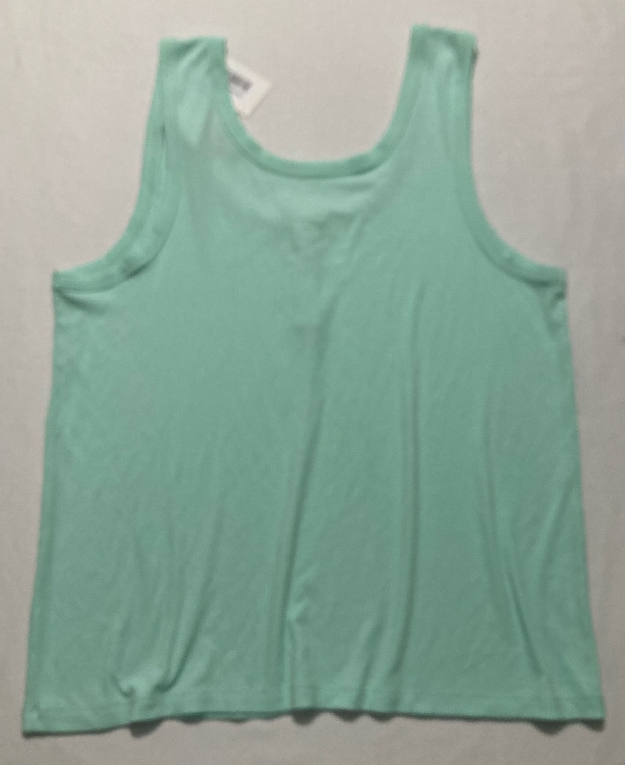 NWD STATE OF DAY Mint Sleeveless Button Front Top GREEN XXL