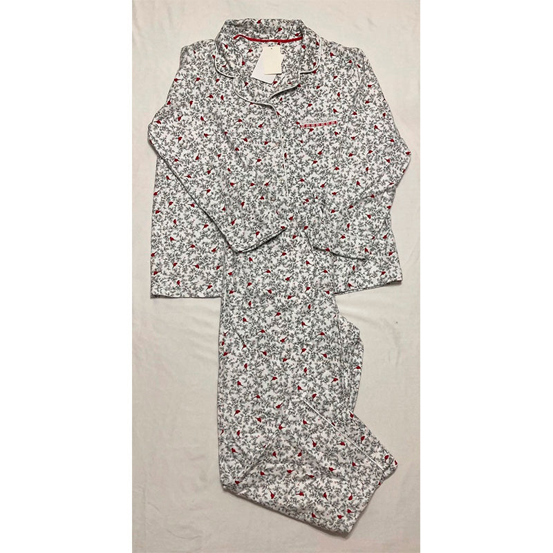 Aria women's pajama set long sleeve Multicolor L