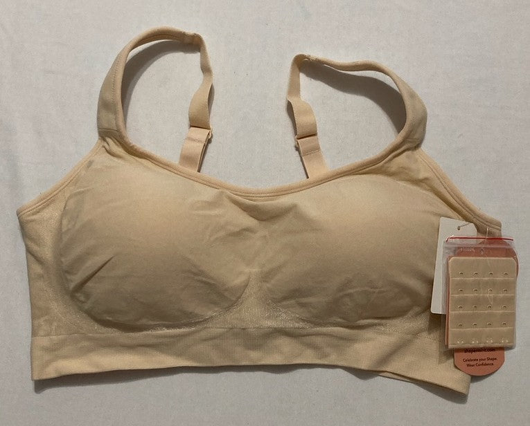 SHAPERMINT Essentials Everyday Comfort Straps Wireless Shaping Bra BEIGE XL