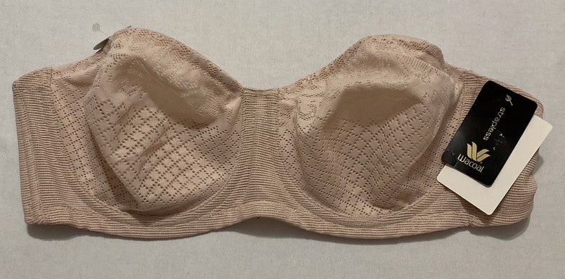 WACOAL Visual Effects Strapless Minimizer Bra SAND 36C