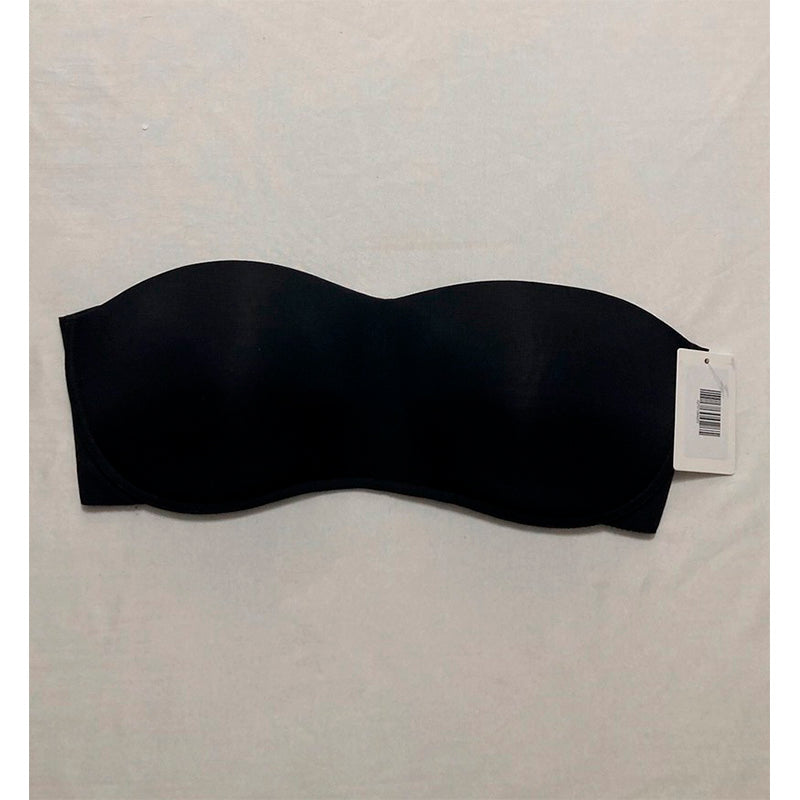 NWD MAIDENFORM Women's Pure Comfort Wireless Strapless Bandeau Bra BLACK L
