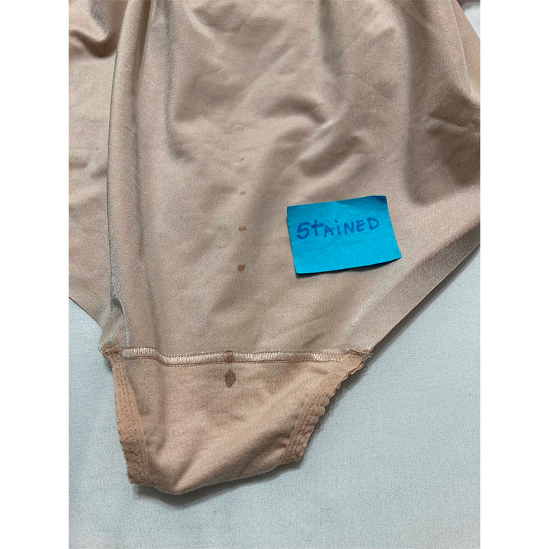 NWD SPANX shape Suit Low Back Comfortable Medium Compression BEIGE L