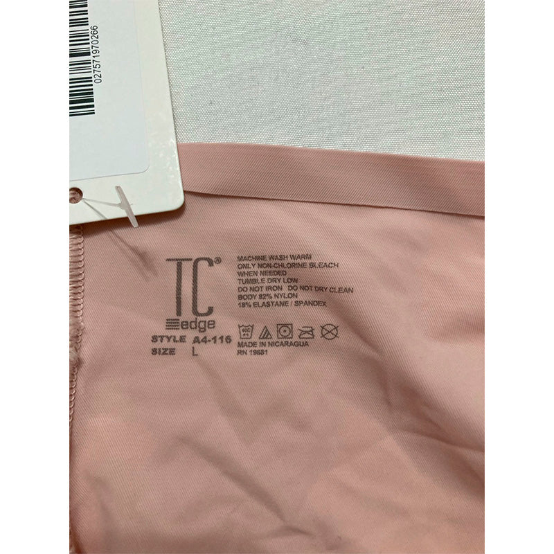 NWD TC EDGE Fine Intimates Wonderful Edge Matte Microfiber Boyshort ROSE L