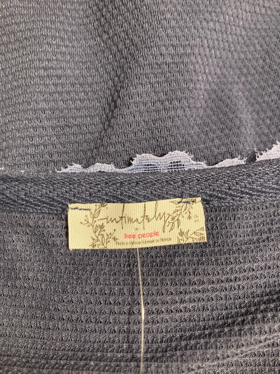 FREE PEOPLE Spring Break Sleep Top BLUE CROWN S