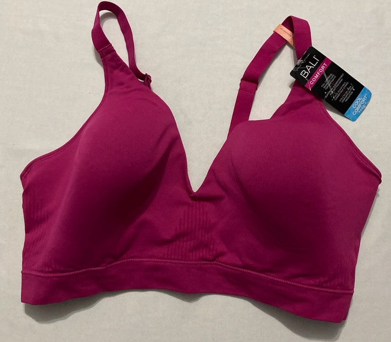 BALI Comfort Revolution Seamless Ringless Brasier PURPLE 3XL