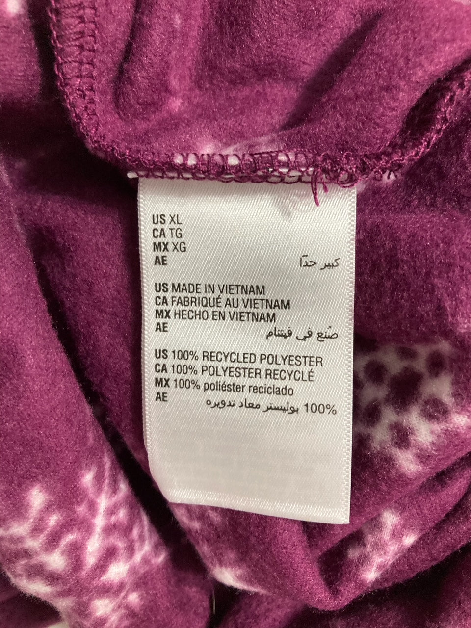 CHARTER CLUB Printed Drawstring Pajama Pants SNOWFLAKE PLUM XL