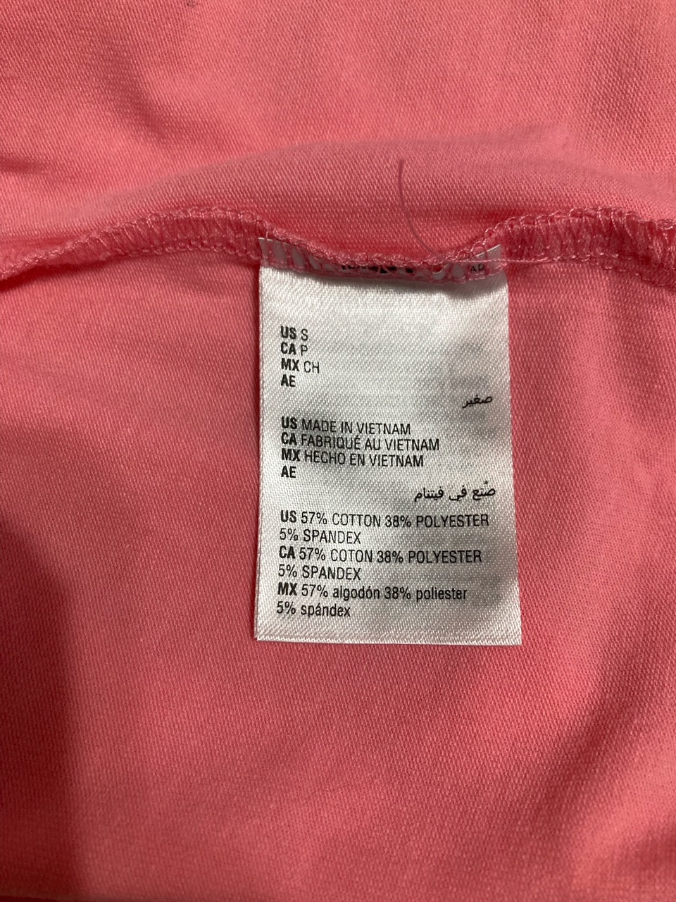 CHARTER CLUB Solid V-Neck Short-Sleeve Sleepwear Top PINK S
