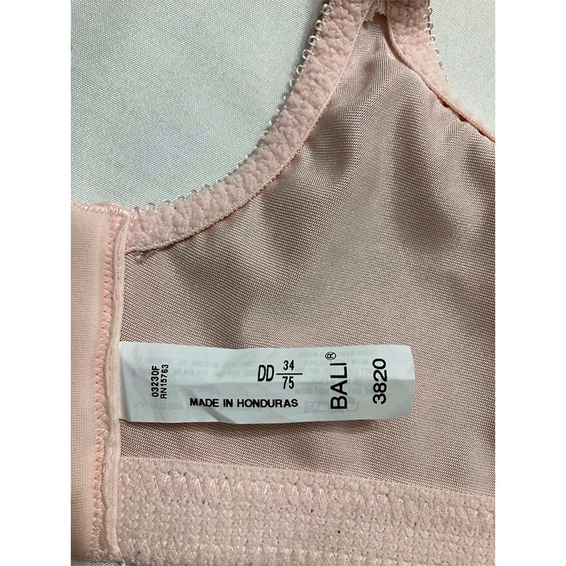 NWD BALI Double Support Tailored Wireless Lace Up Fron NUDE 34DD
