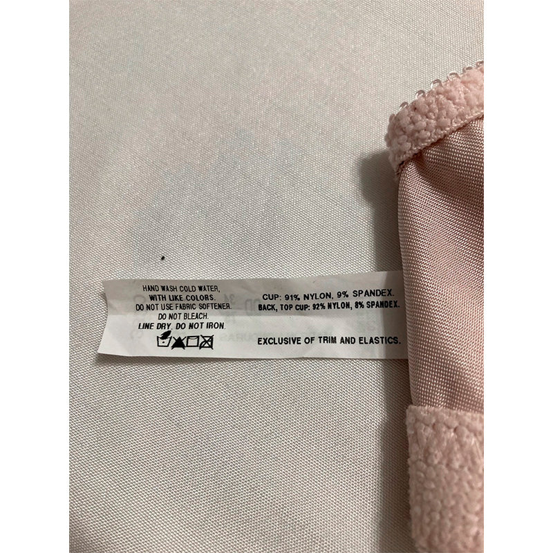 NWD BALI Double Support Tailored Wireless Lace Up Fron NUDE 34DD