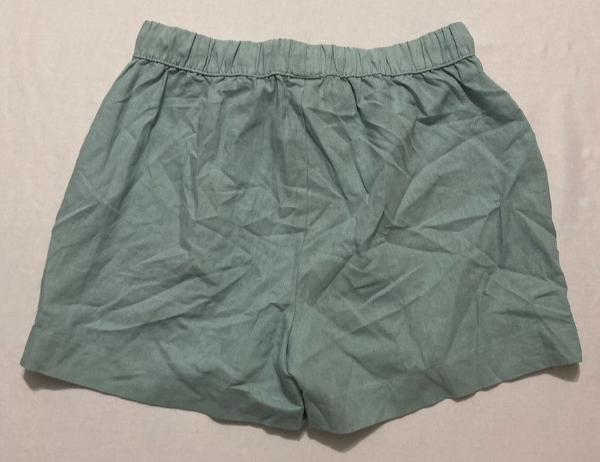 STATE OF DAY Stripe Seersucker Drawstring Shorts BLUE XS