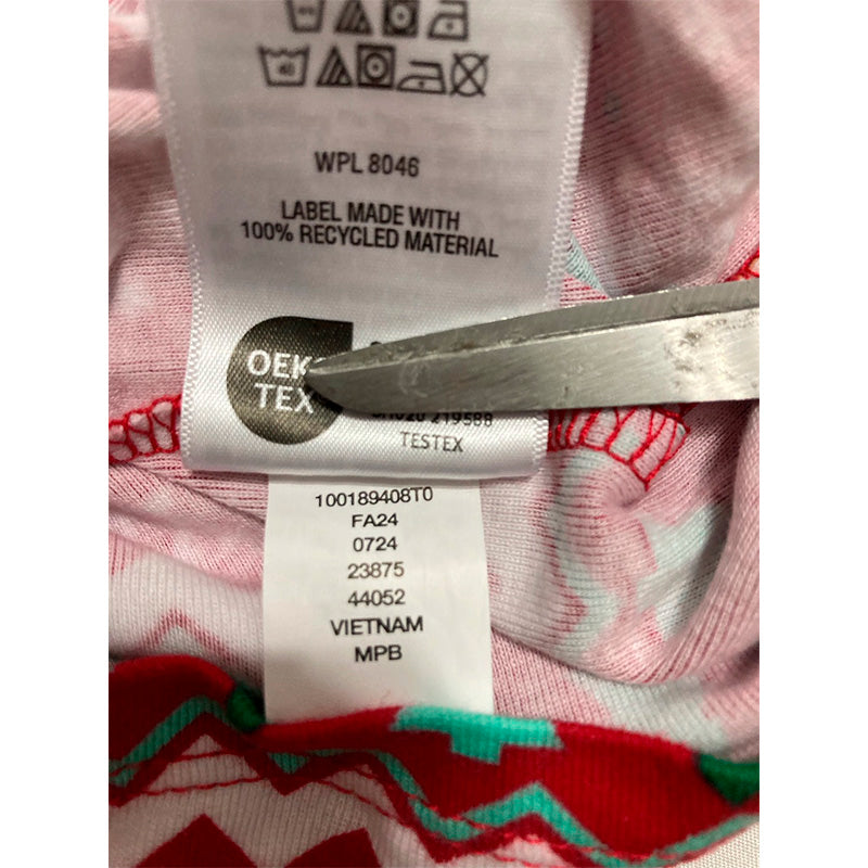 NWD HOLIDAY LANE Sleepwear Merry Mix Cotton Snug Fit Pajama Set RED STAMPS 18M