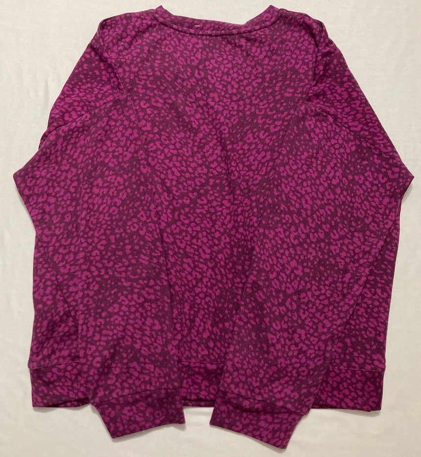 SANCTUARY Top pajama long sleeve PURPLE L