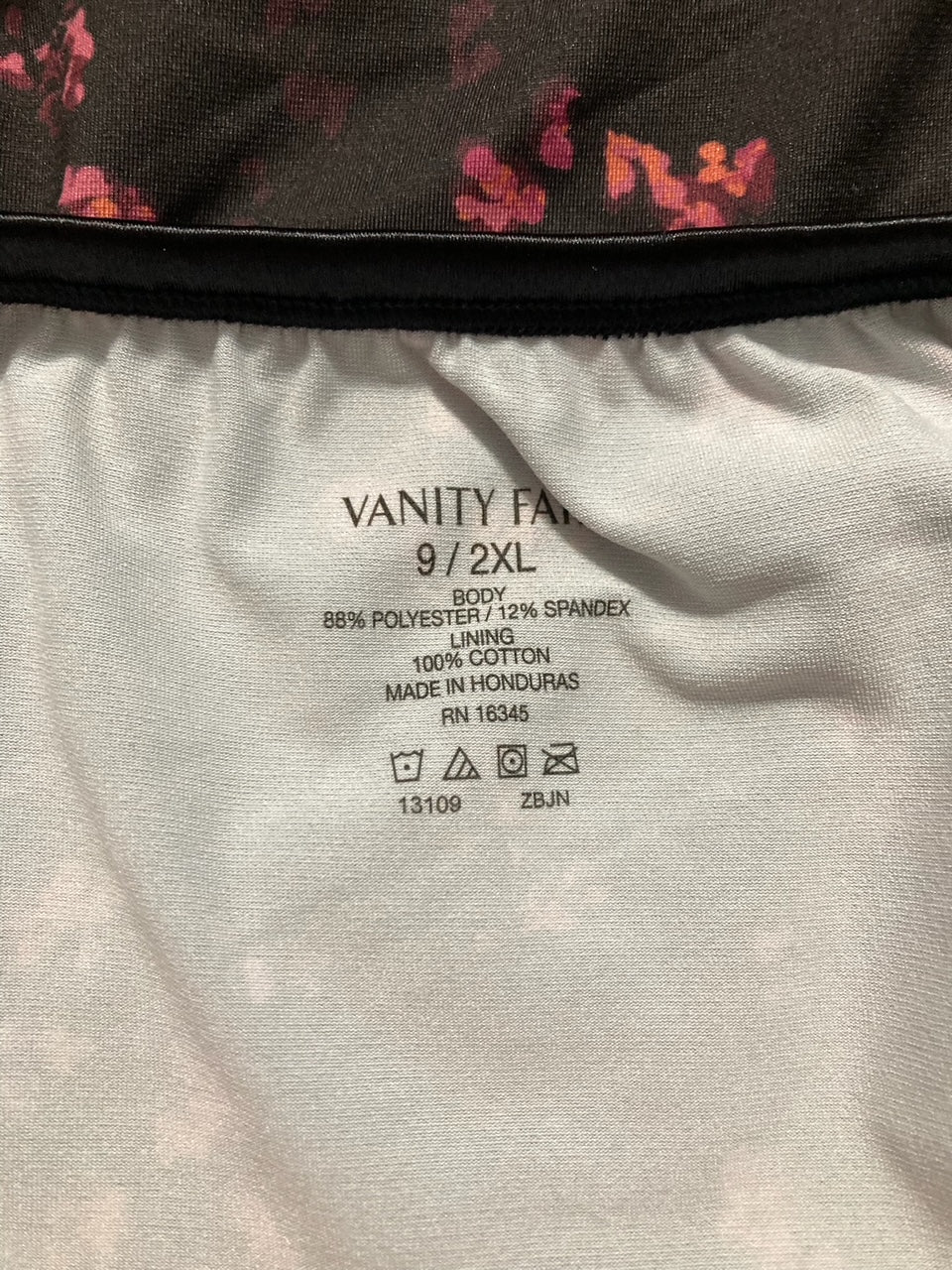 VANITY FAIR Illumination Brief BLACK 2XL