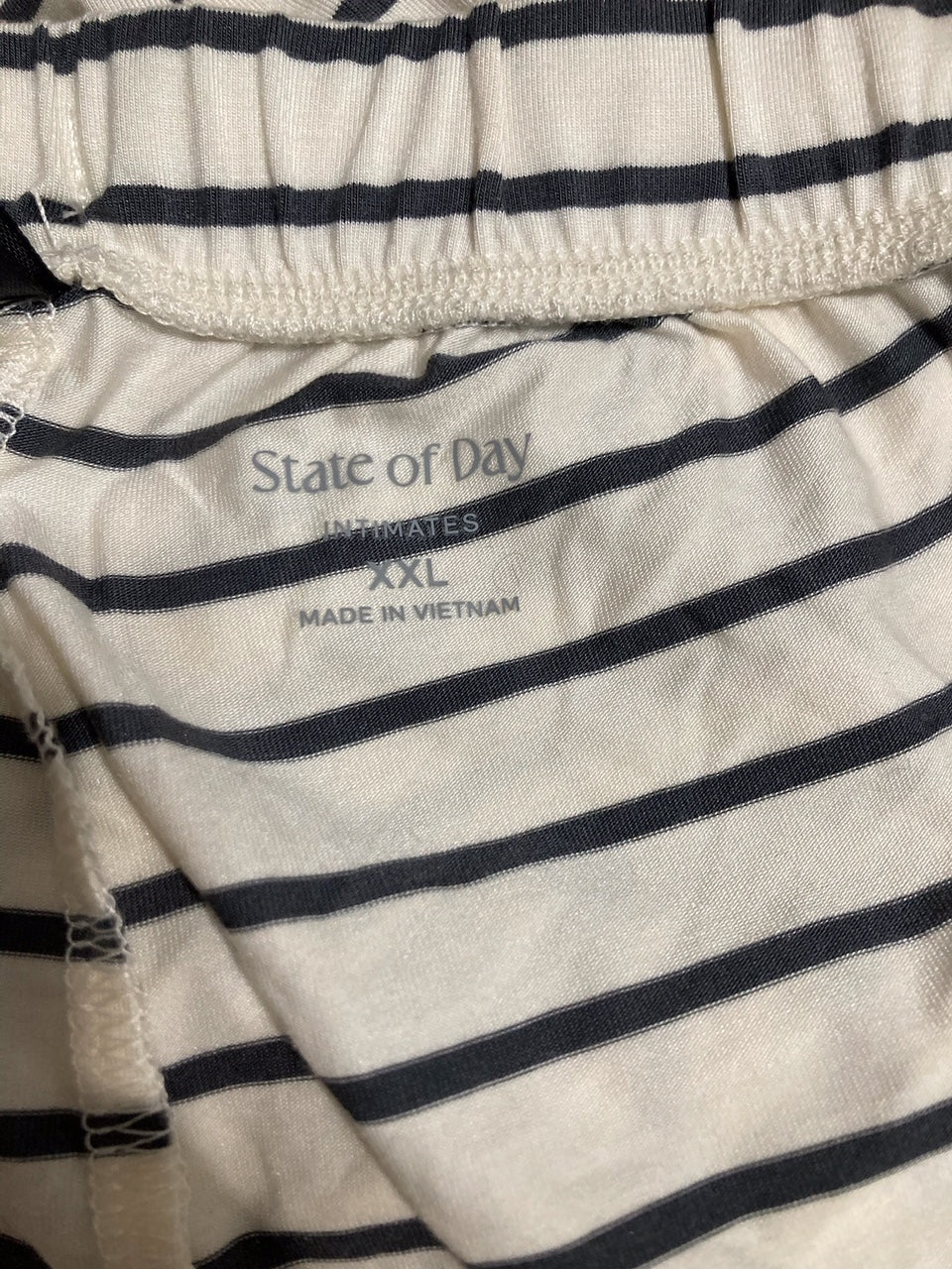 STATE OF DAY Lounge Pants Super Soft WHITE XXL
