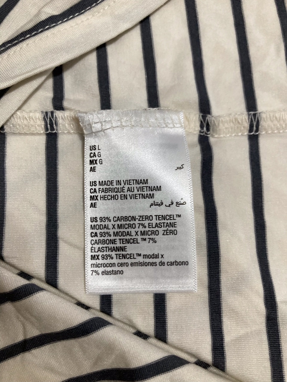 STATE OF DAY Top pajama Short sleeve WHITE L