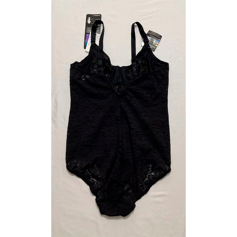 BALI Womens Lace 'N Smooth shapewear bodysuits BLACK 40B