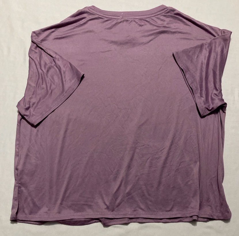 ROUDELAIN Short-Sleeve Boxy Pajama Top PURPLE XL