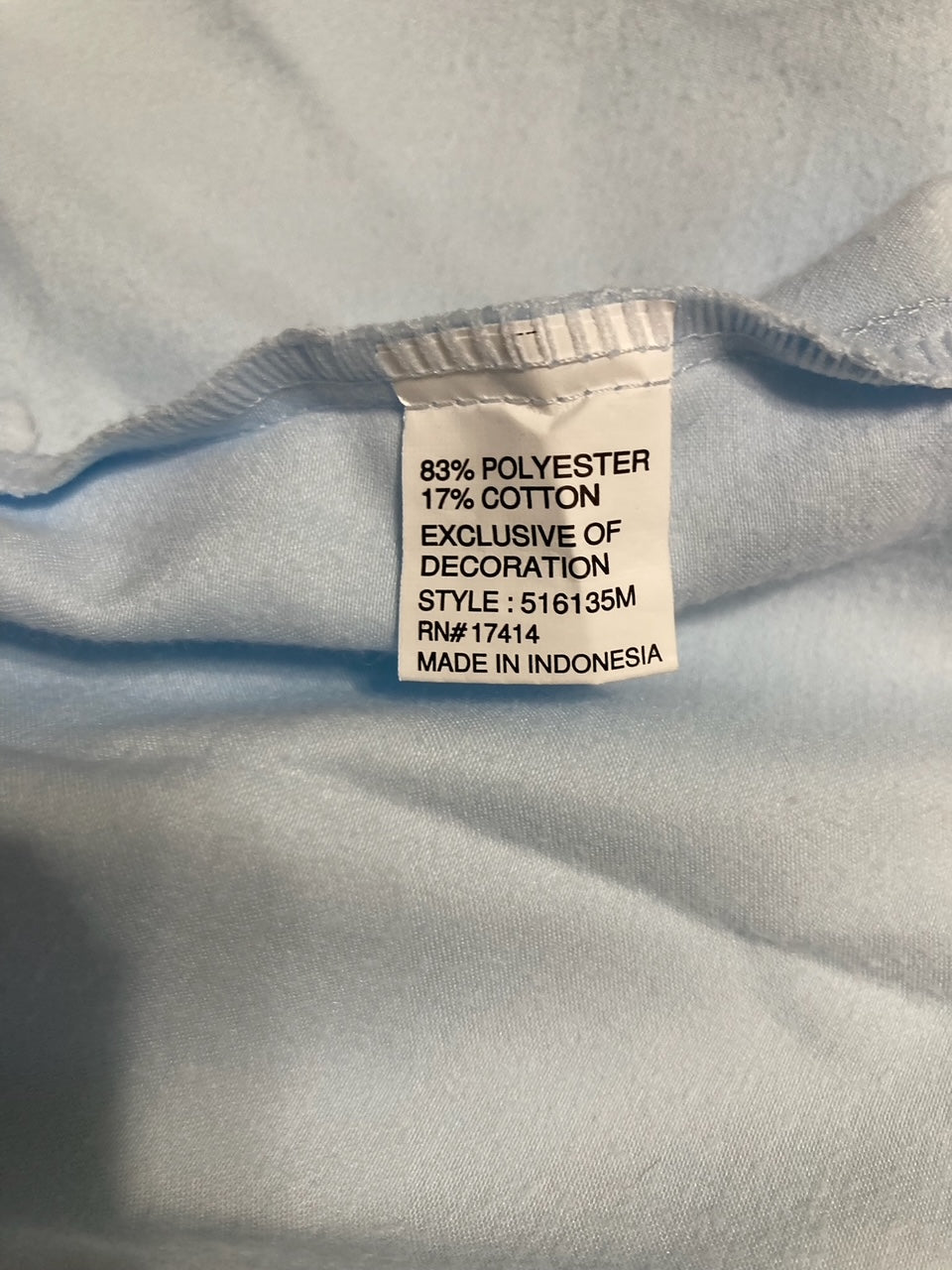 MISS ELAINE Long Nightgown Brushed Back Satin BLUE L