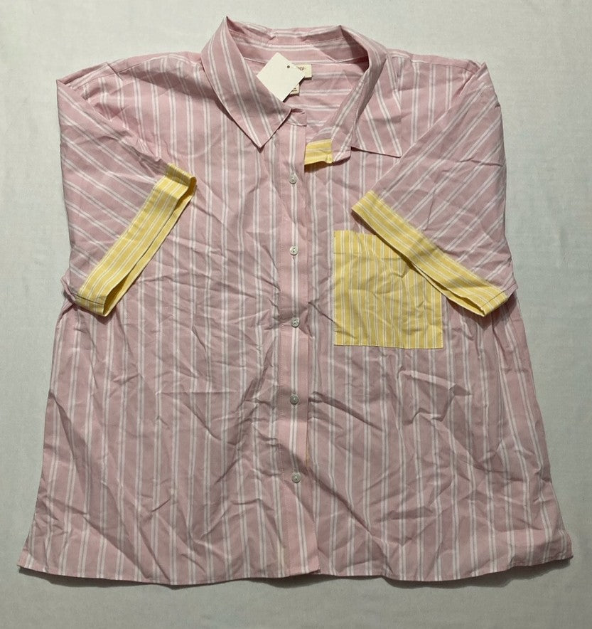 STATE OF DAY Top pajama short sleeve ROSE L
