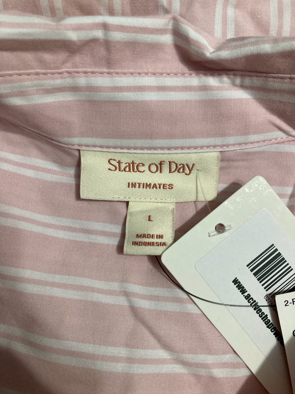 STATE OF DAY Top pajama short sleeve ROSE L