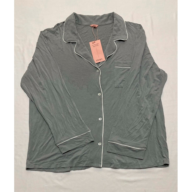 EBERJEY Women's Gisele Pajama Set GRAY XL