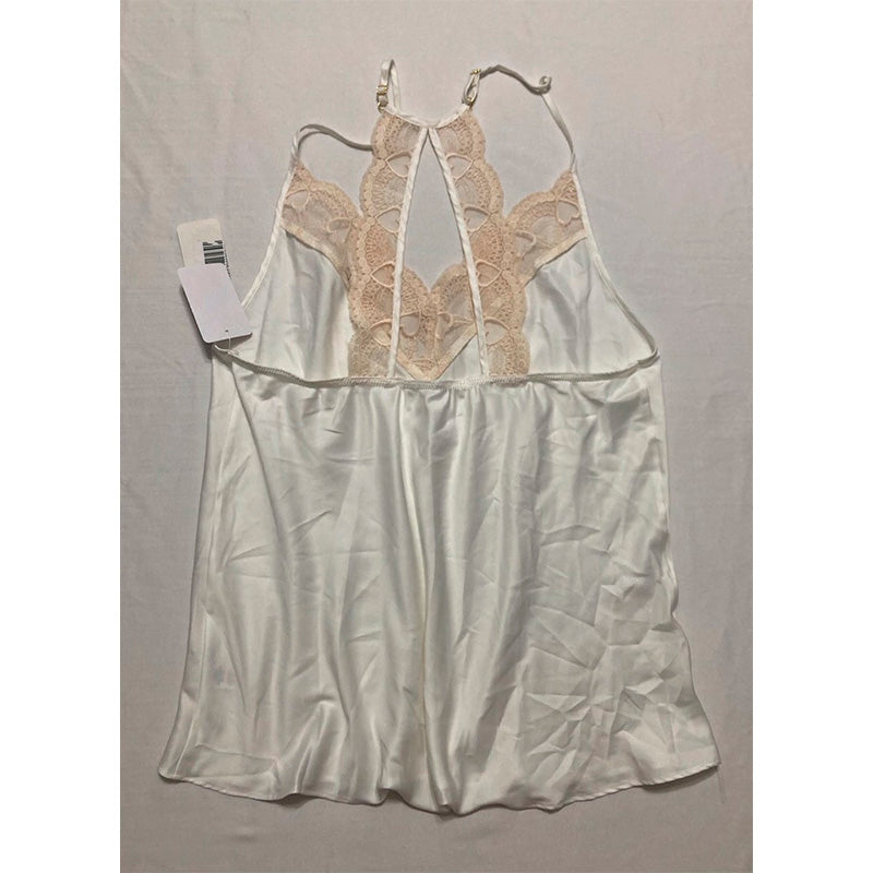 FLORA BY FLORA NIKROOZ Kit Matte Charmeuse top IVORY M