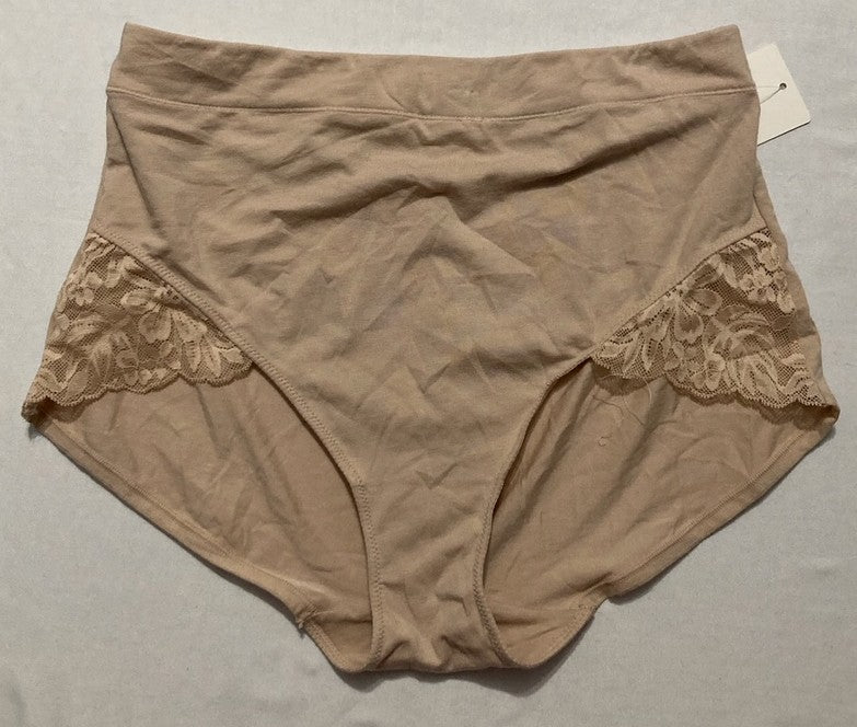 BALI Breathe Lace Shaping Brief Breathable Modal Firm BEIGE XL