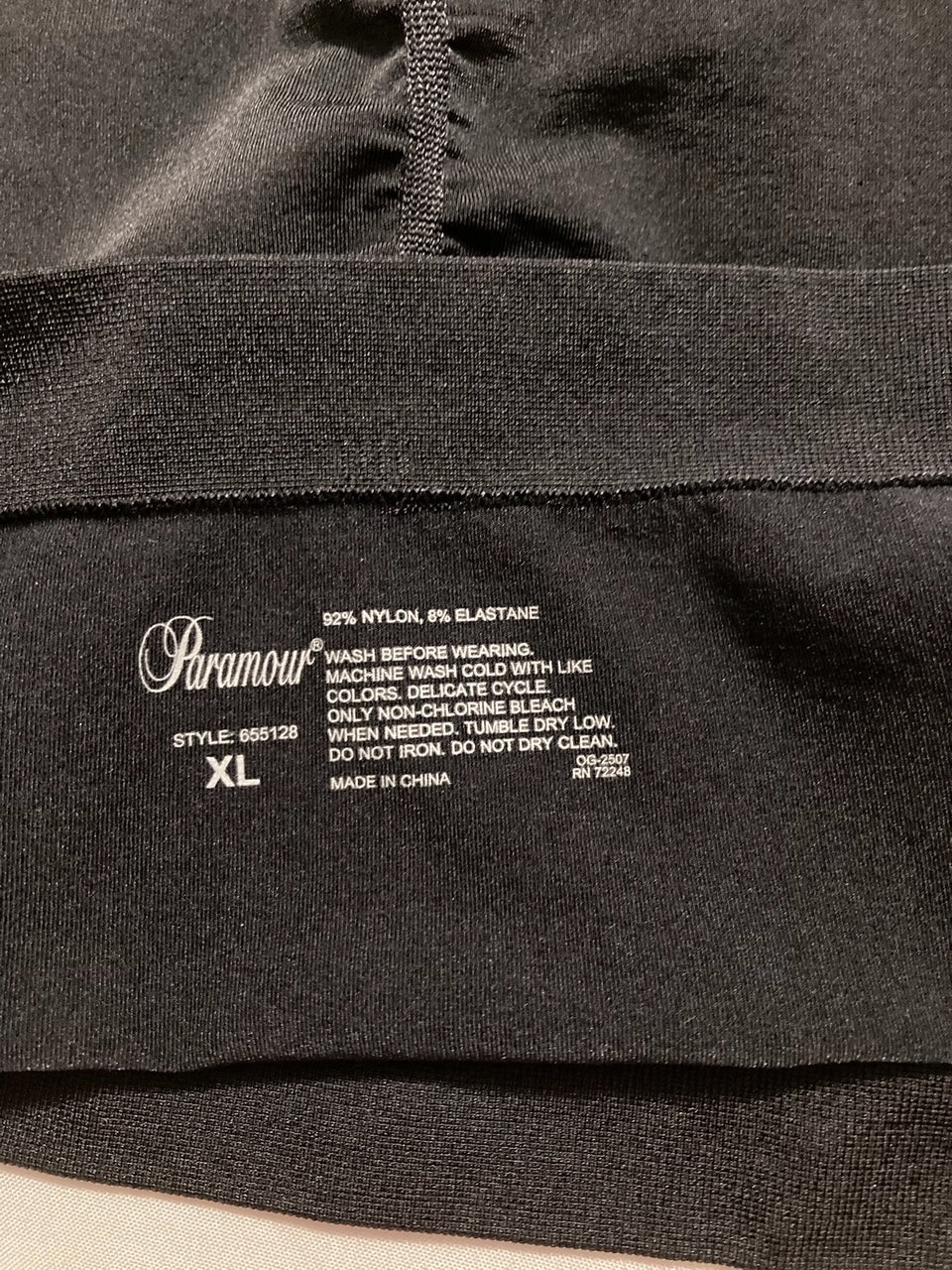 FELINA Paramour Body Smooth Seamless Brief BLACK XL