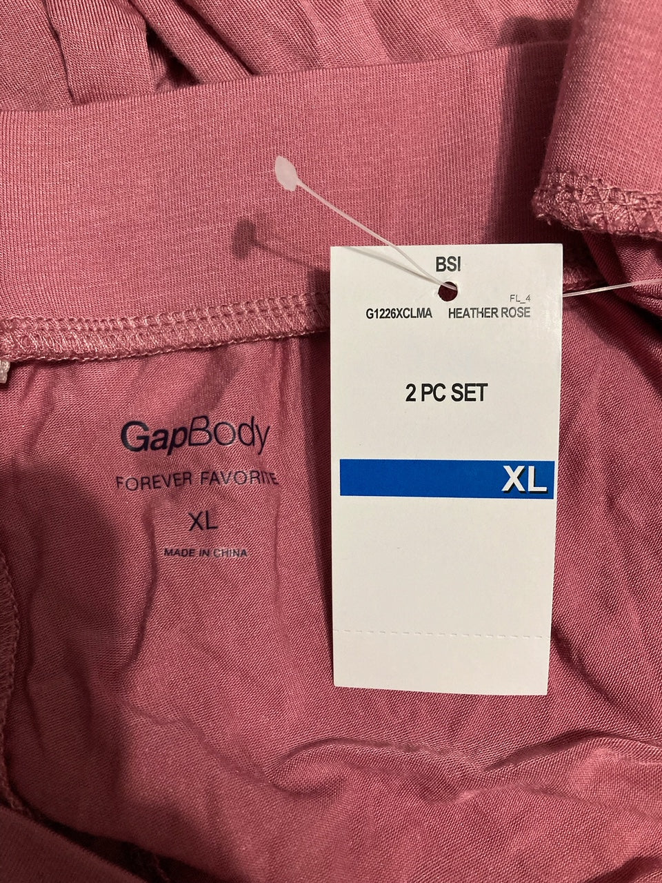 GAPBODY Notch Collar Pajama Bottom ROSE XL