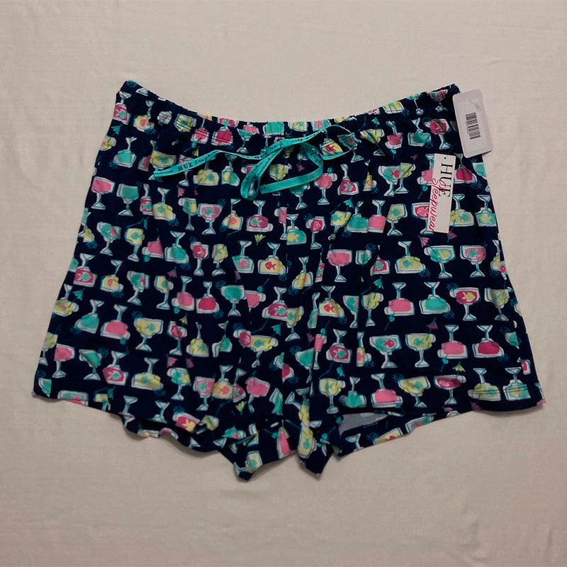 HUE Drink Like a Fish Classic Pajama Boxer Shorts MEDIEVAL XL