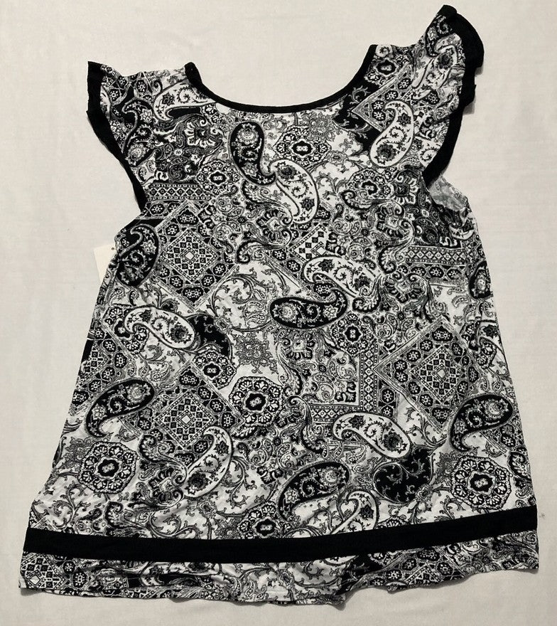 ELLEN TRACY Pajama Top - Soft Stretch BLACK S