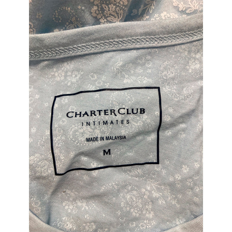 CHARTER CLUB Women's Pajamas top PAISLEY FLORAL M