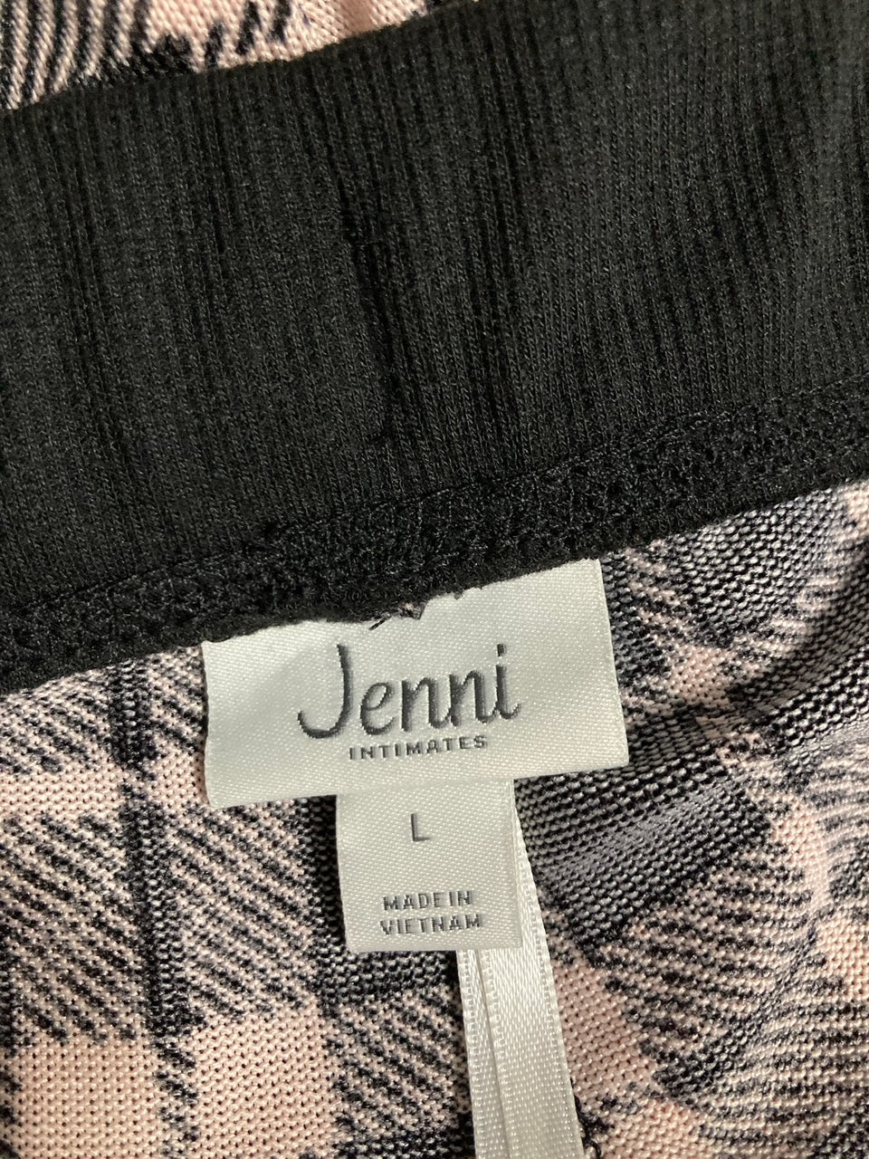JENNI Cotton Flannel Pajama Pants PEACH L