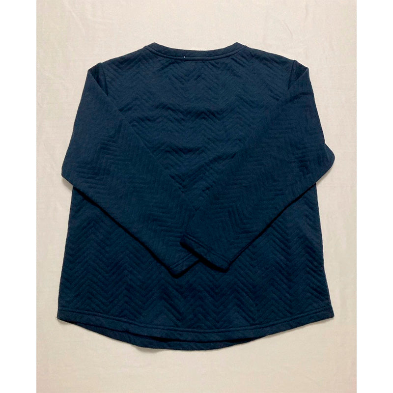 BEAUTYREST Women's Kangaroo Long Sleeve Top NAVY M