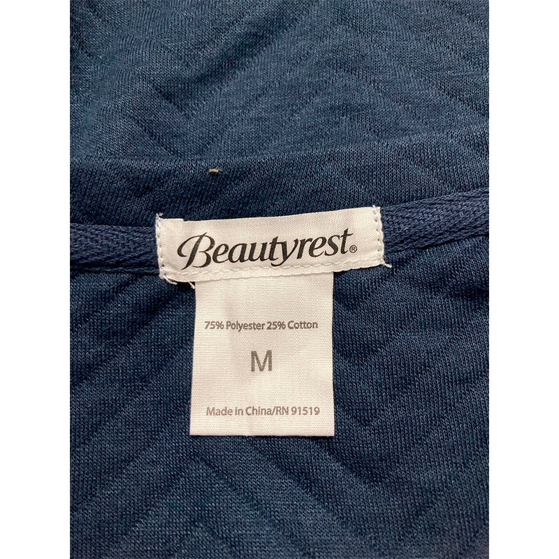 BEAUTYREST Women's Kangaroo Long Sleeve Top NAVY M