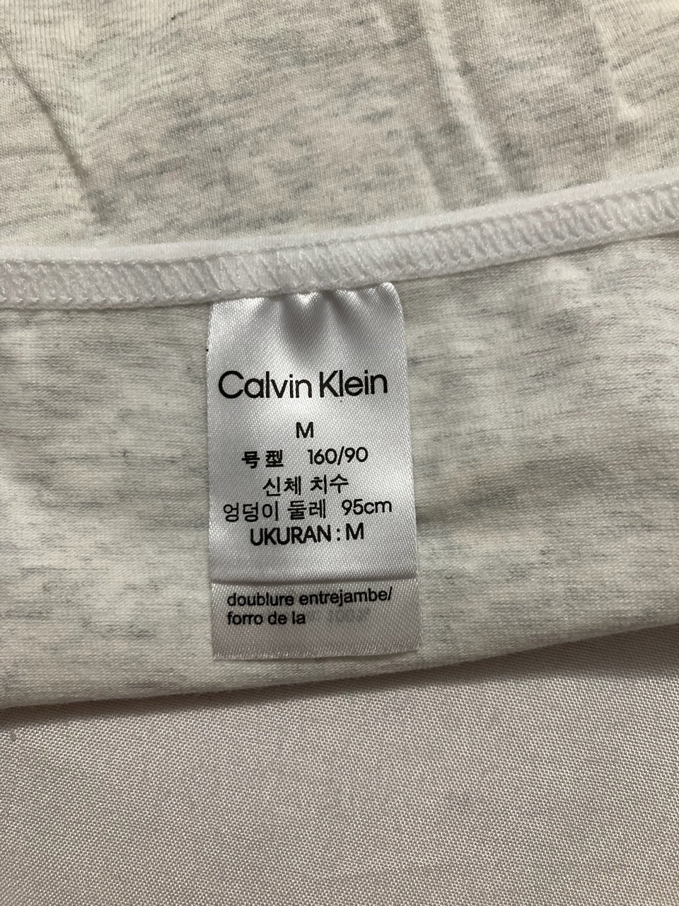 CALVIN KLEIN Underwear Panty GRAY M